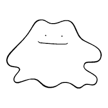 coloring page: Drawing by Pokemon Ditto for coloring