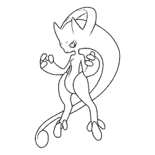 coloring page: Pokemon drawing by Mega Mutu X for coloring