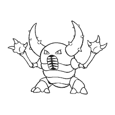 coloring page: Coloring Pokemon Pinsir