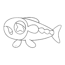 coloring page: Pokemon Vishivashi for coloring