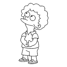 Colorazione di Todd Flanders of The Simpsons