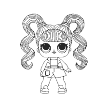 coloriage: La coloration de la poupée Jelly Jam