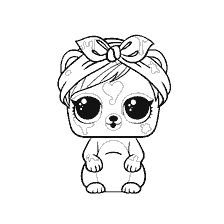 coloriage: Poupées colorantes LOL LOL Pet Blots