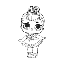 coloriage: Coloration pour Mlle Baby de l'épisode 1