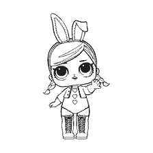 coloriage: Poupée de coloration LOL Hops (Baby Hops), série 2