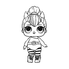 coloriage: Couleur Poupée LOL Spice Series 2 (Dessin de Perchinka)