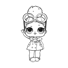 coloriage: Couleur Poupées LOL - Queen Boss