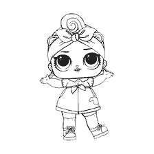 coloriage: Peut faire la poupée bébé (peut faire bébé)