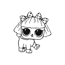 coloriage: Poupées à colorier LOL Pet Pupsik