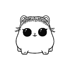 coloriage: Hamster colorant de la série LOL