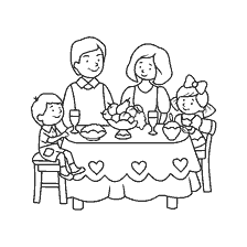 Familielunch voor Familiedag