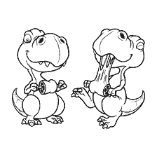 Dinosaurs dine
