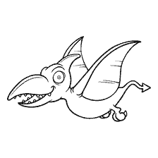 Kolorowanki Dinozaur Pterodaktyl
