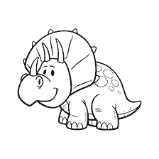 Dinozaury Baby Triceratops