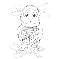 A spider-web lunatic