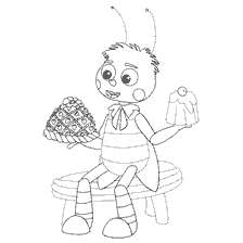 Bee and cake