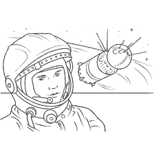 Space Yuri Gagarin