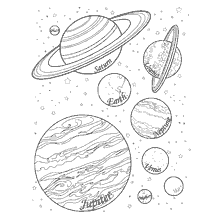 Space coloring