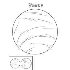 Gezegenin resmi Venüs