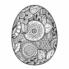 Antistress Färbung Ostern Pisank