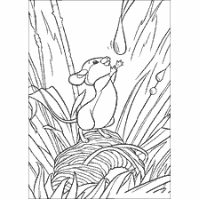 Mysz Bambi kolorowanie
