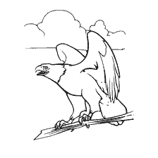 Eagle from Spirit: Lord of the Prairies on a Branch