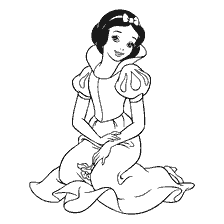 Coloring Snow White